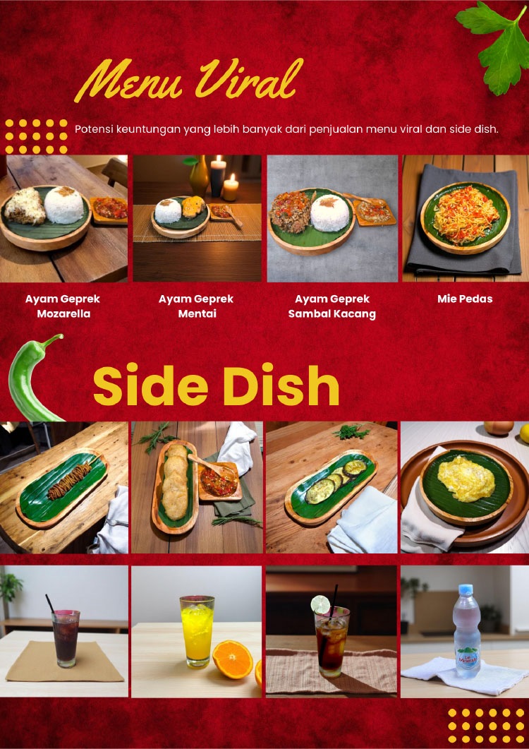 Kemitraan / Peluang Bisnis Autopilot Ayam Geprek & Penyet Ayam Gebuk Bang Zoela