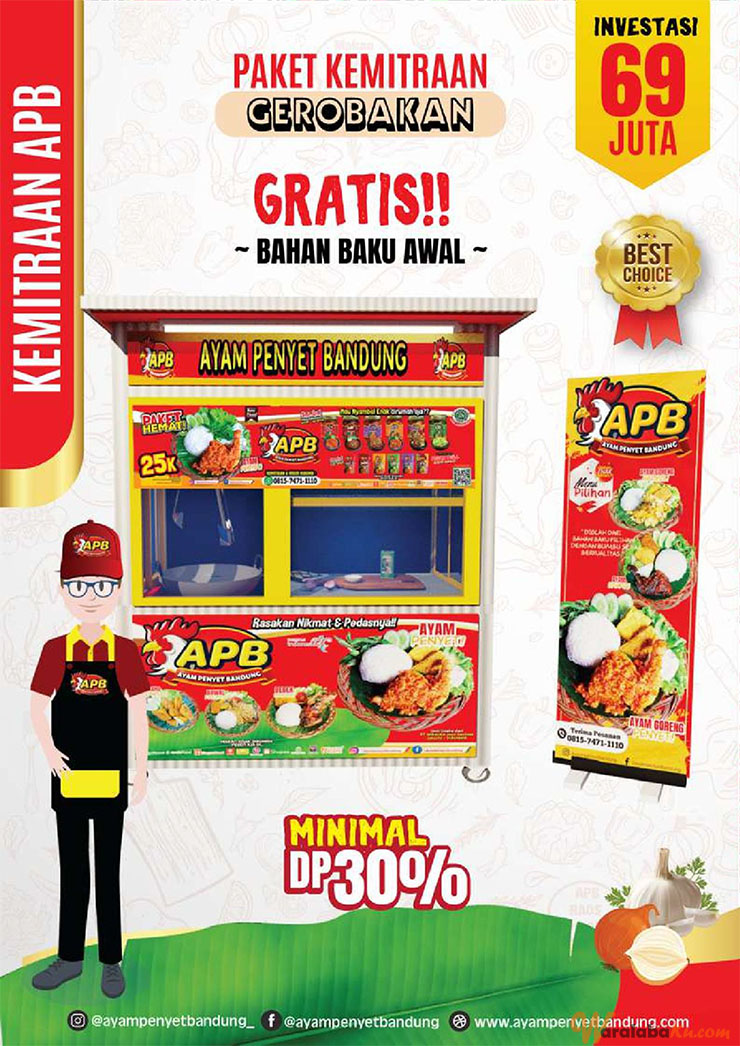 Franchise Peluang Bisnis Ayam Penyet | Bebek Goreng | Ayam Penyet Bandung