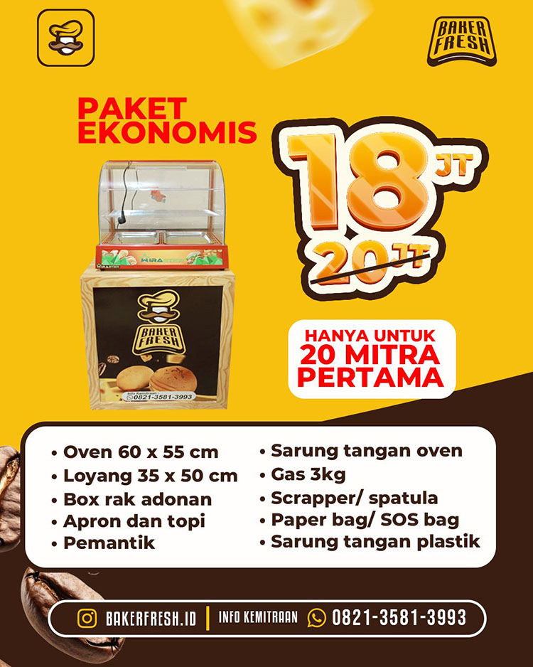 Kemitraan / Peluang Bisnis Roti Kopi Modal Kecil Baker Fresh
