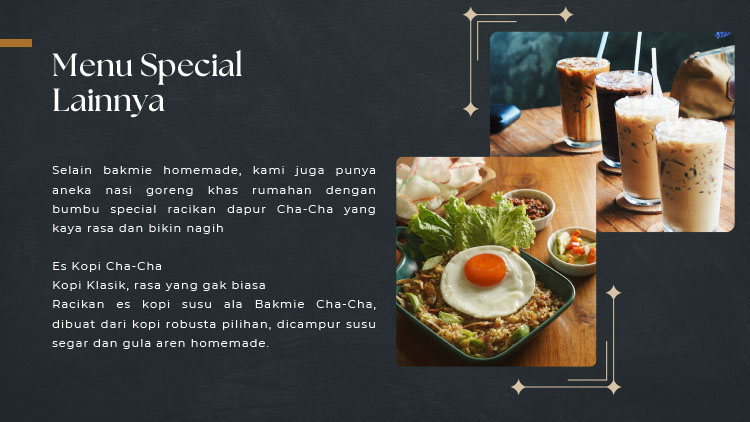 Kemitraan / Peluang Bisnis Restoran Asian Food Autopilot Bakmie Cha-Cha