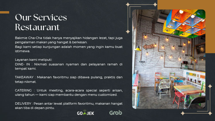 Kemitraan / Peluang Bisnis Restoran Asian Food Autopilot Bakmie Cha-Cha