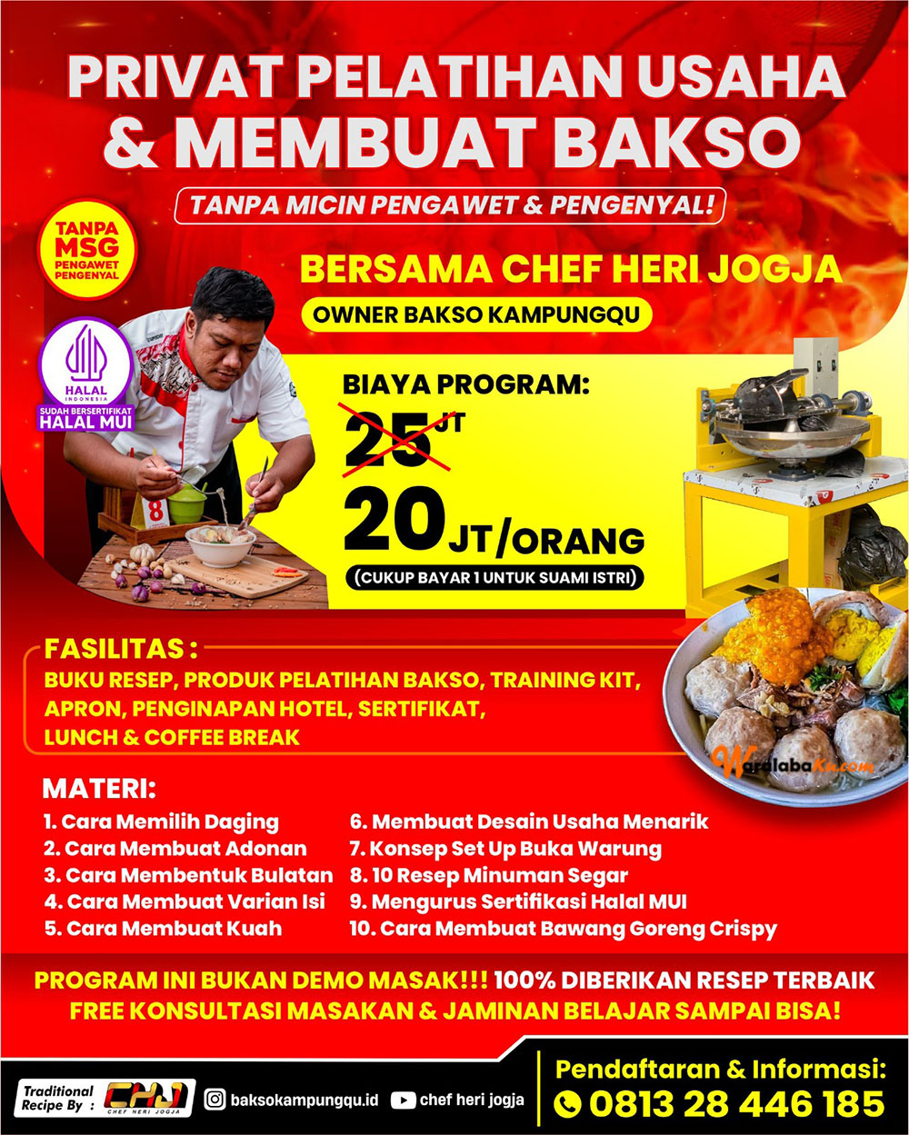 Peluang Usaha Bisnis Makanan Bakso KampungQu