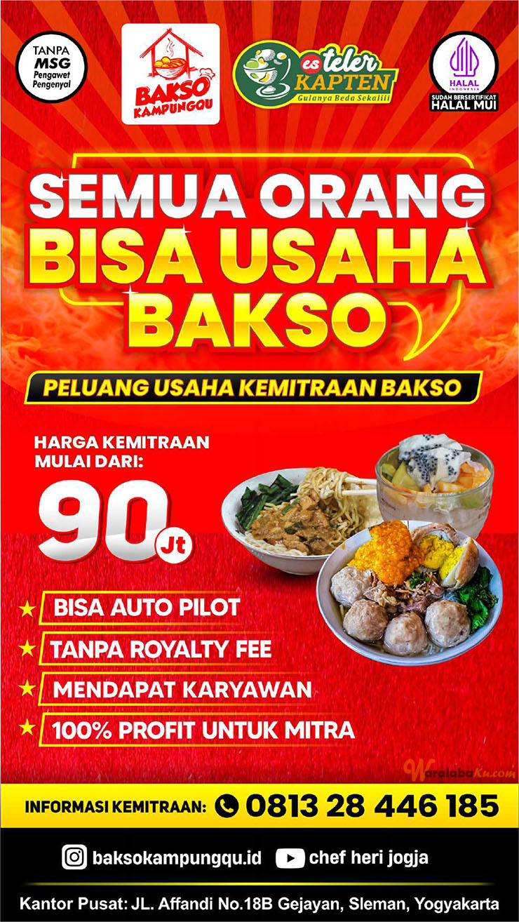 Peluang Usaha Bisnis Makanan Bakso KampungQu