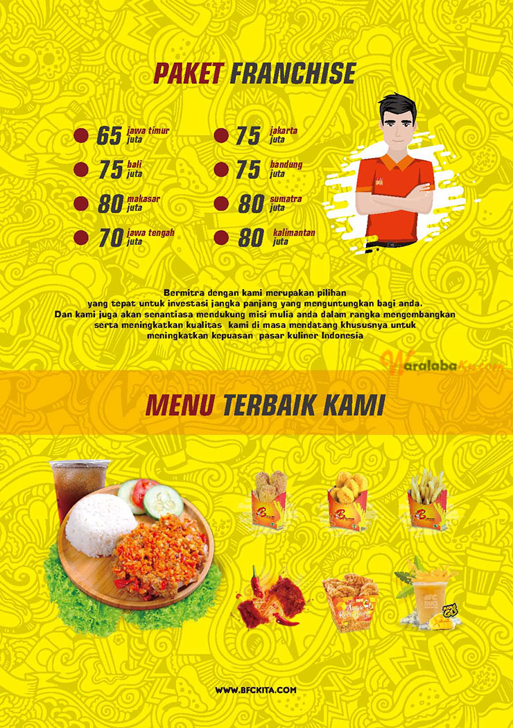 Franchise BFC Duo ~ Peluang Bisnis Resto Fried Chicken Geprek Fast Food