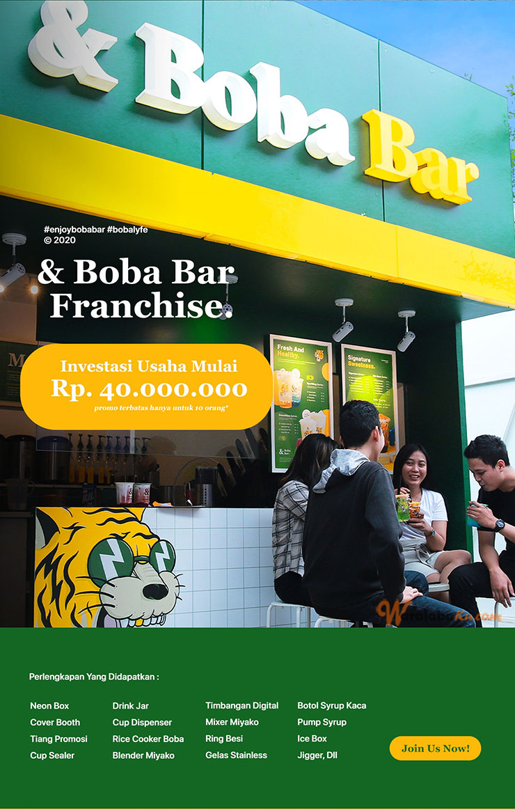 Franchise Peluang Usaha Minuman Boba ~ Boba Bar