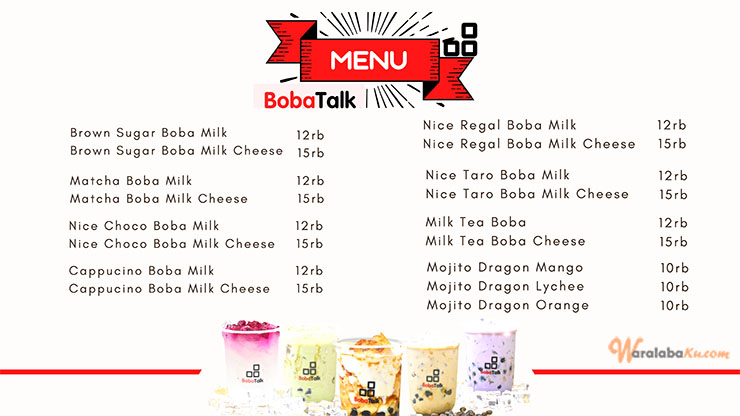 Franchise Peluang Usaha Minuman Boba - BOBATALK