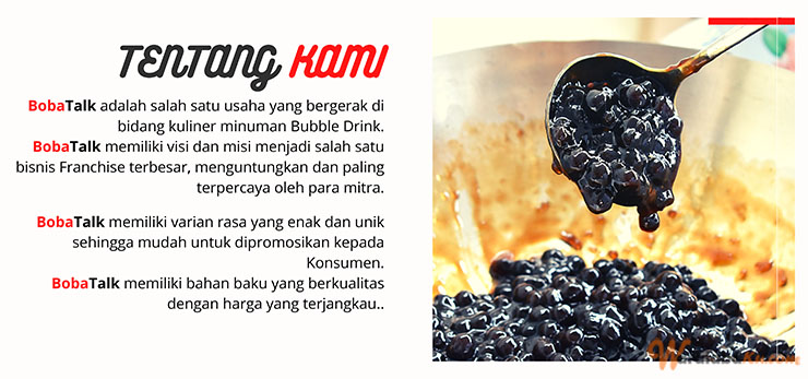 Franchise Peluang Usaha Minuman Boba - BOBATALK