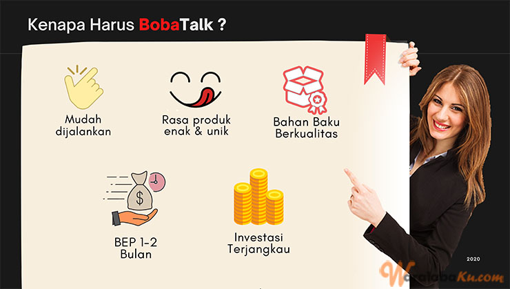 Franchise Peluang Usaha Minuman Boba - BOBATALK