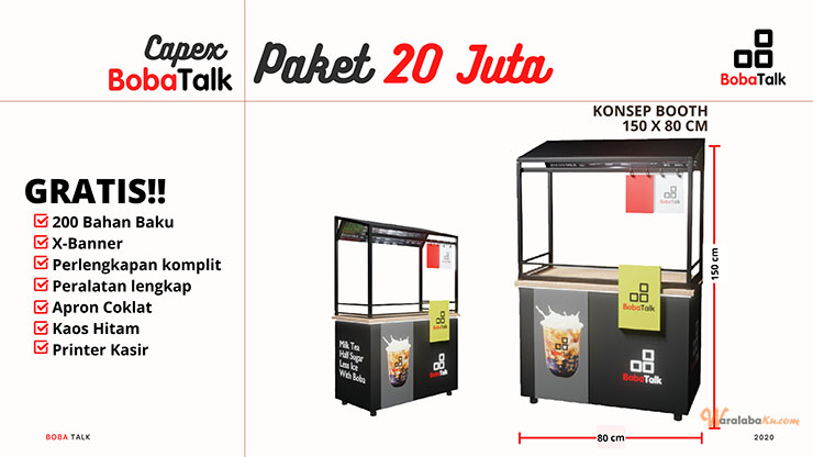 Franchise Peluang Usaha Minuman Boba - BOBATALK