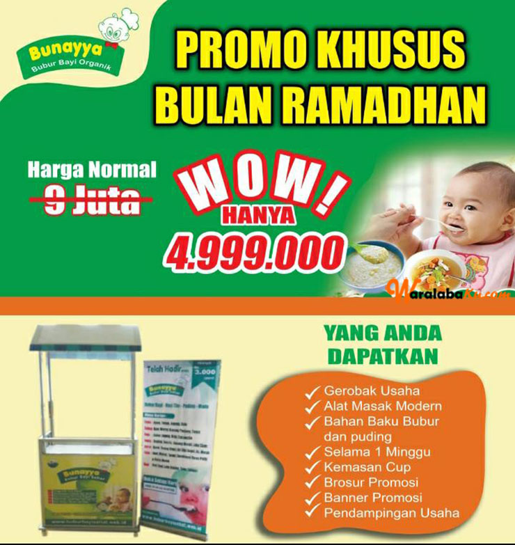 Franchise Peluang Usaha Makanan Bayi | BUNAYYA