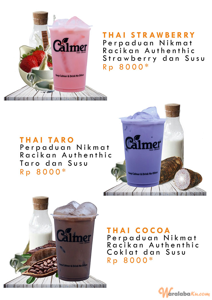 Franchise Peluang Usaha Minuman Teh | CALMER THAI DRINK