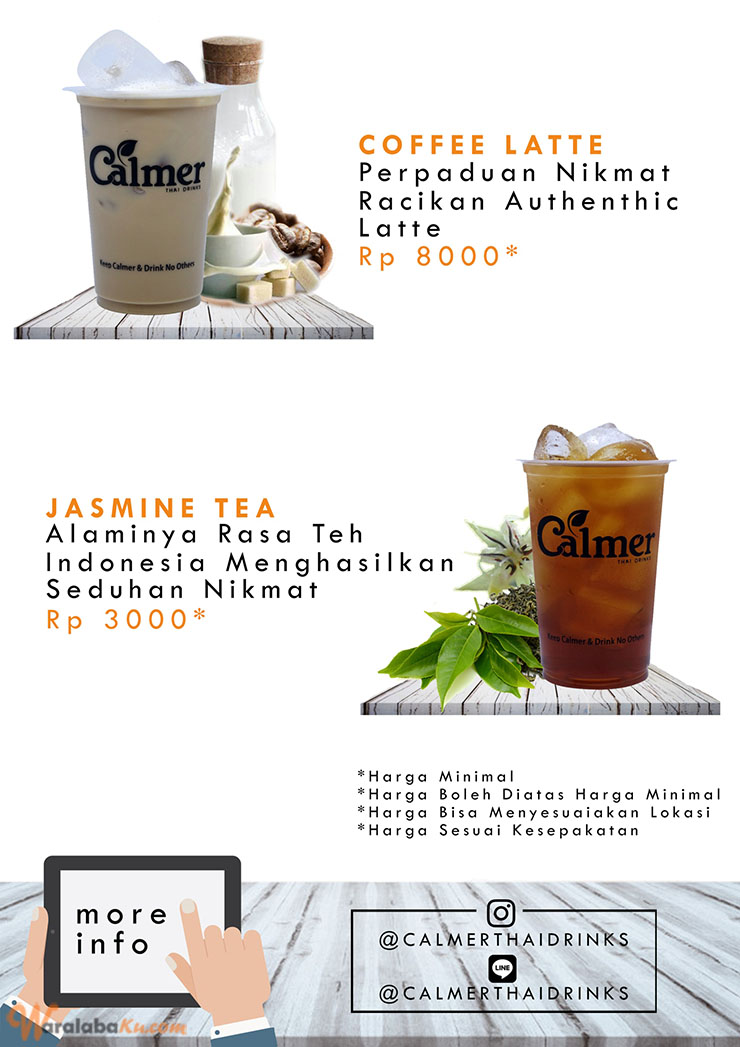 Franchise Peluang Usaha Minuman Teh | CALMER THAI DRINK