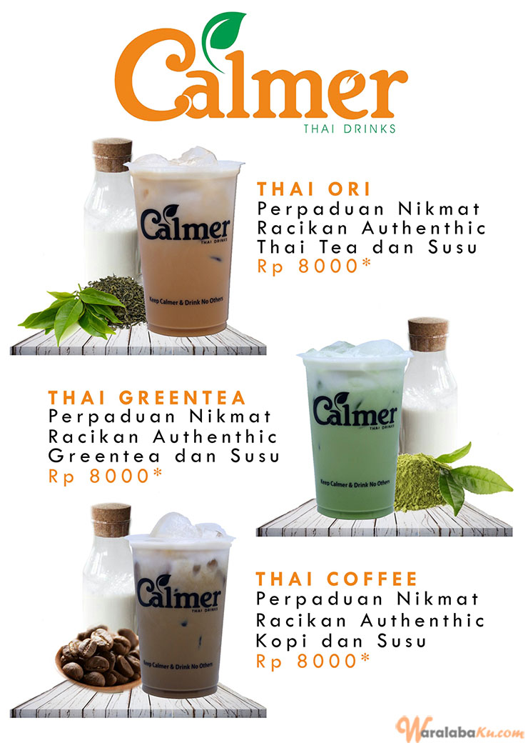 Franchise Peluang Usaha Minuman Teh | CALMER THAI DRINK