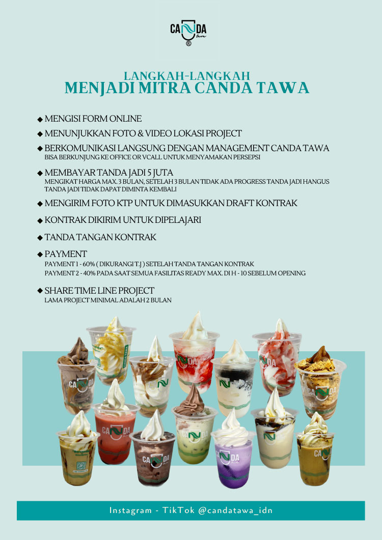 Peluang Bisnis Minuman & Es Krim Kekinian Modal Kecil - Canda Tawa Drink
