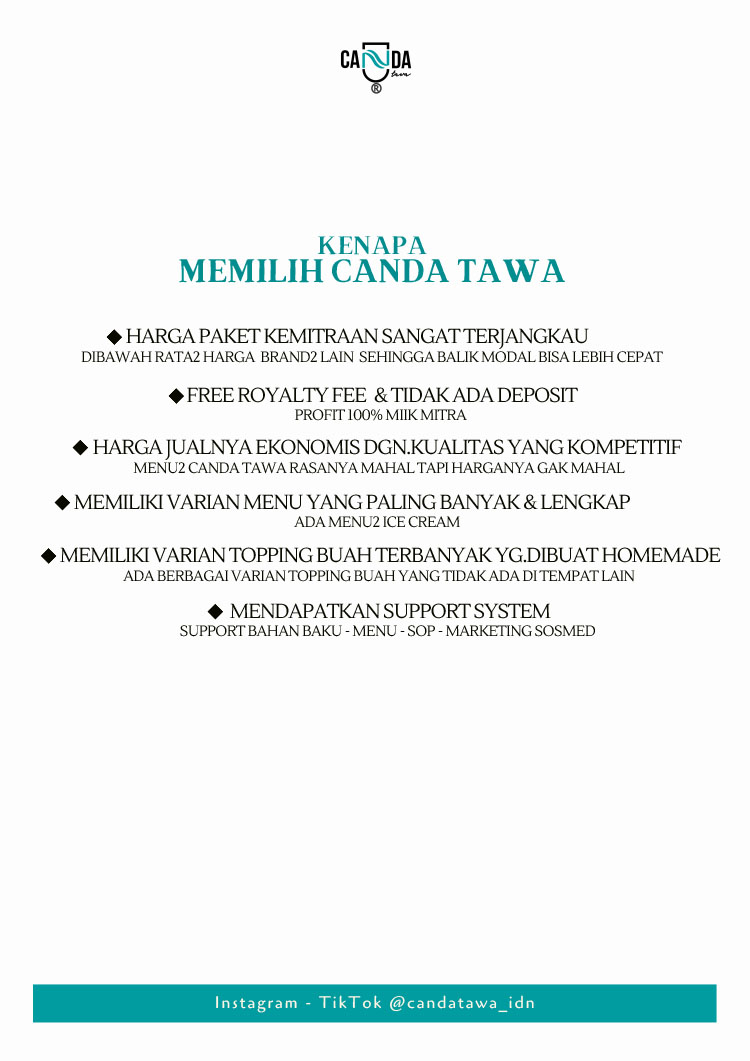 Peluang Bisnis Minuman & Es Krim Kekinian Modal Kecil - Canda Tawa Drink