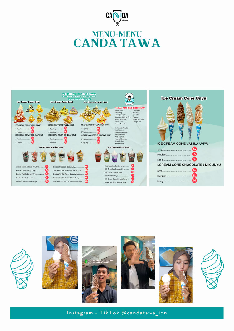 Peluang Bisnis Minuman & Es Krim Kekinian Modal Kecil - Canda Tawa Drink