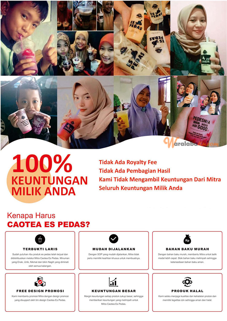 Franchise Peluang Usaha Minuman Pedas | Caotea Es Pedas