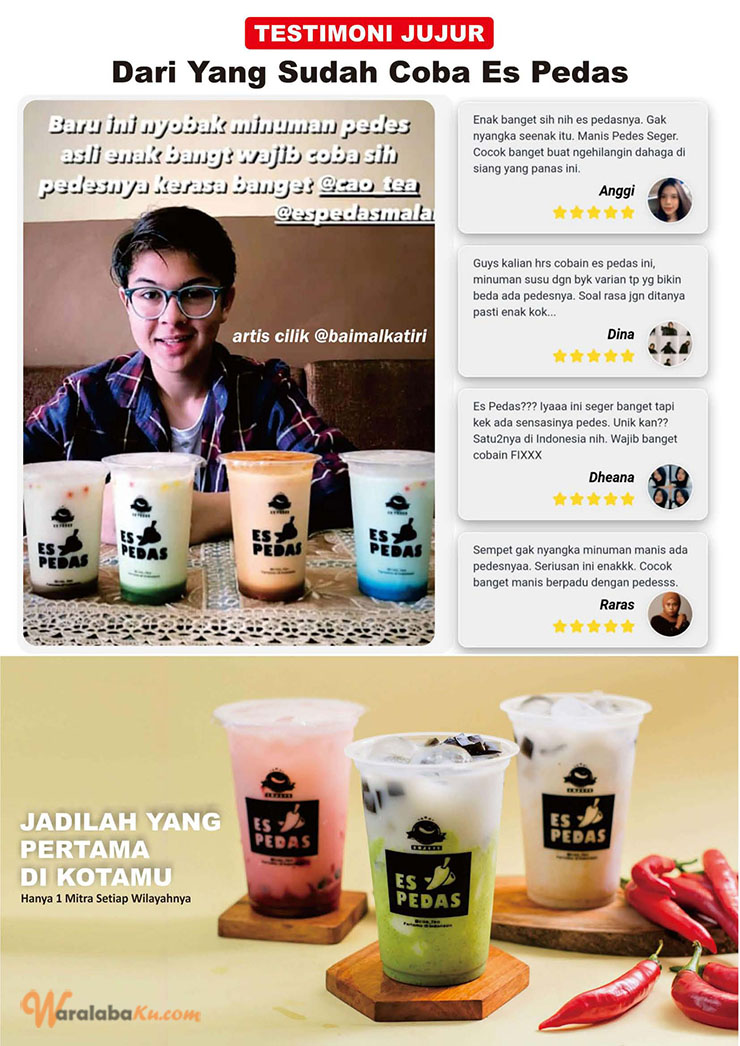 Franchise Peluang Usaha Minuman Pedas | Caotea Es Pedas