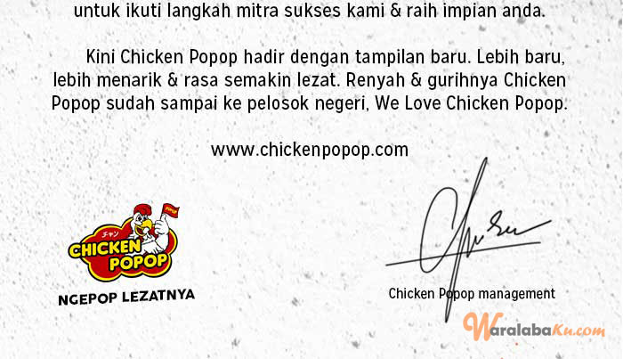 Franchise Peluang Usaha Chicken Popop