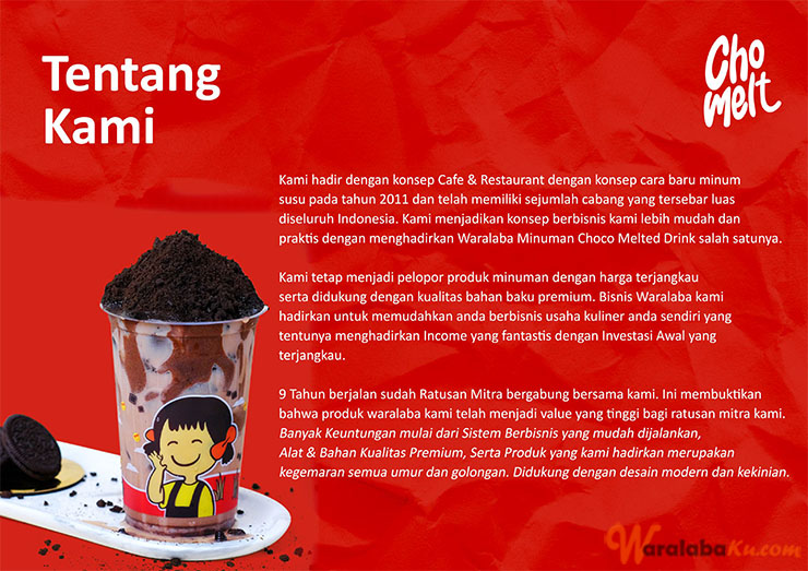 Franchise Peluang Usaha Minuman Coklat - Chomelt