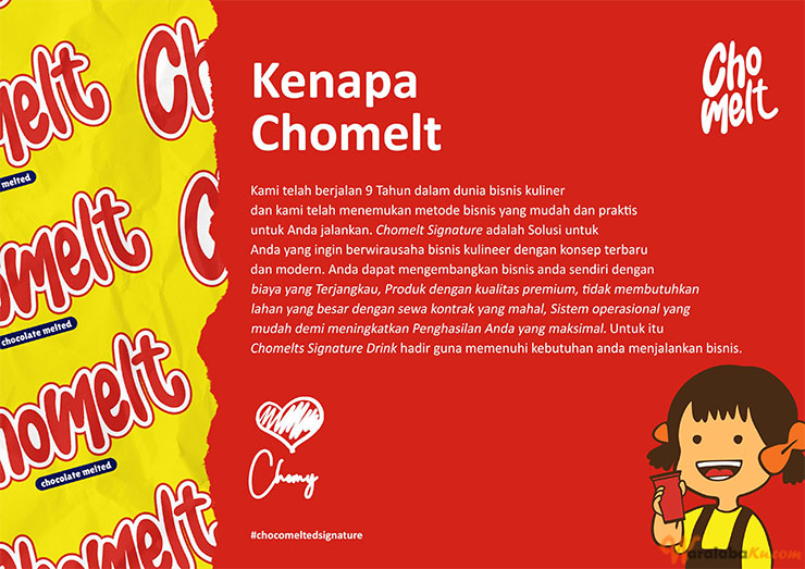 Franchise Peluang Usaha Minuman Coklat - Chomelt