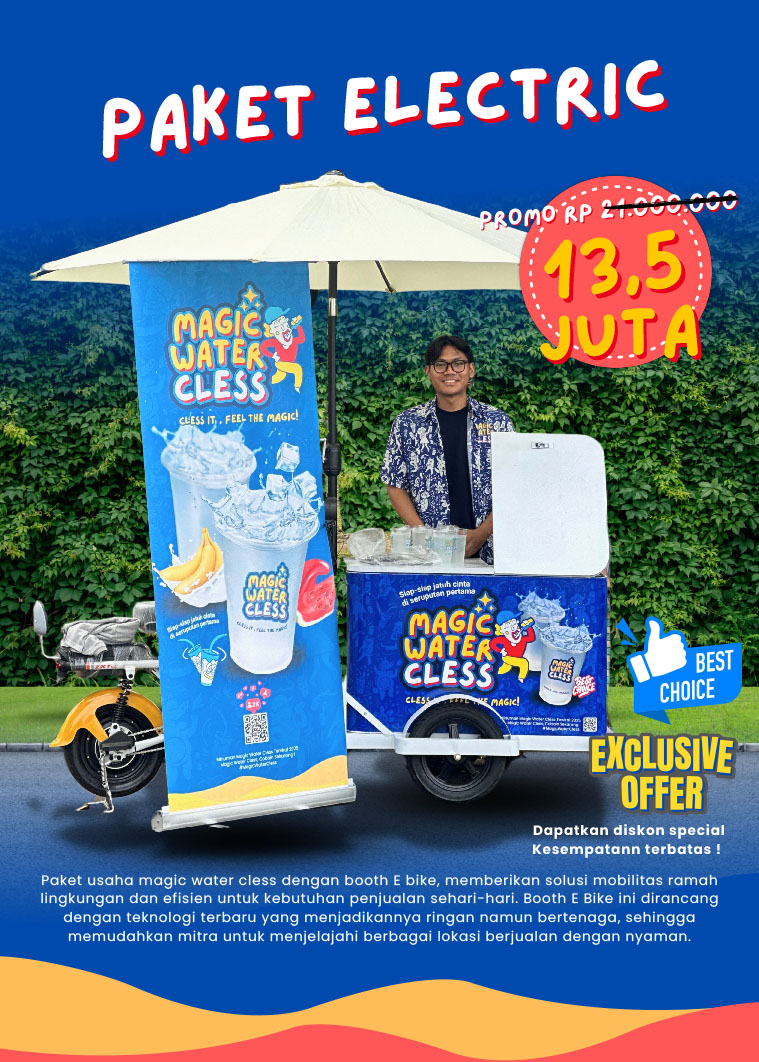 Kemitraan / Peluang Bisnis Minuman Viral Air Bening Filipina Magic Water Cless