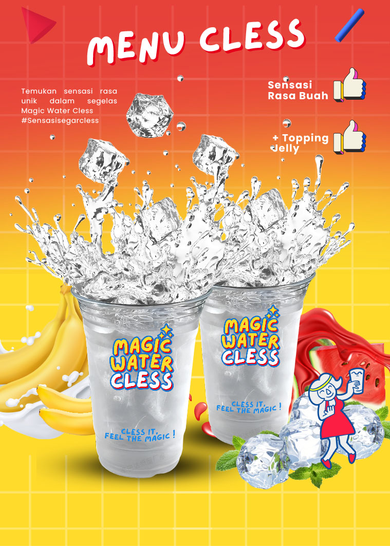 Kemitraan / Peluang Bisnis Minuman Viral Air Bening Filipina Magic Water Cless