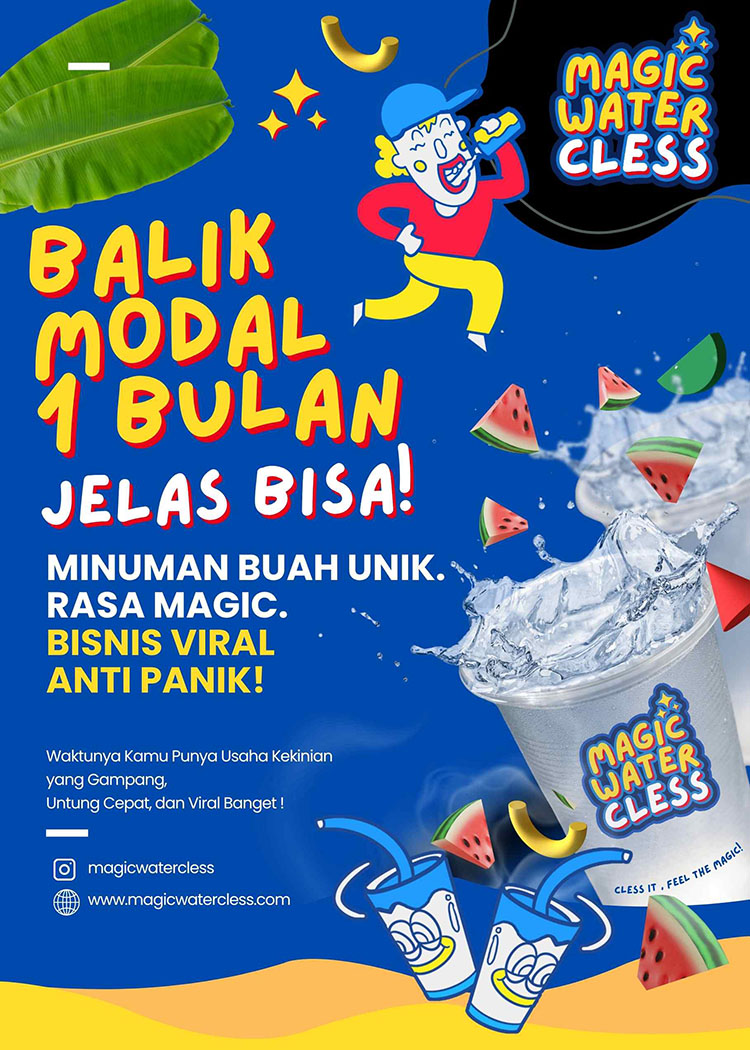 Kemitraan / Peluang Bisnis Minuman Viral Air Bening Filipina Magic Water Cless Kemitraan / Peluang Bisnis Minuman Viral Air Bening Filipina Magic Water Cless