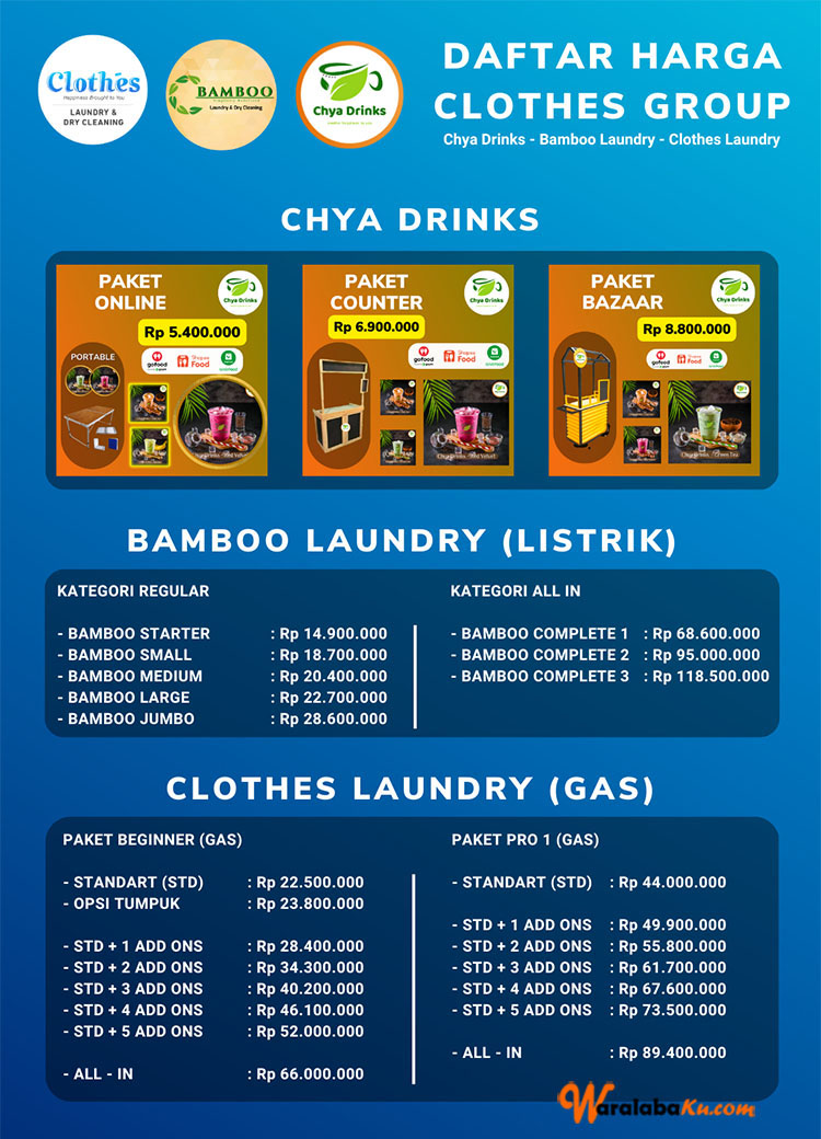 Franchise Peluang Usaha Clothes Laundry