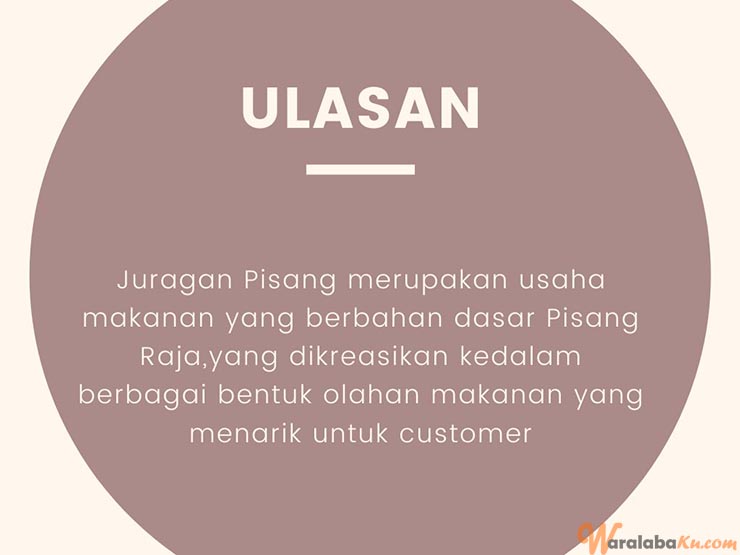 Franchise Peluang Usaha Makanan Juragan Pisang