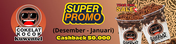 Voucher Diskon Kemitraan Es Cokelat Kocok Kuwentel Promo Juni-Juli 2025