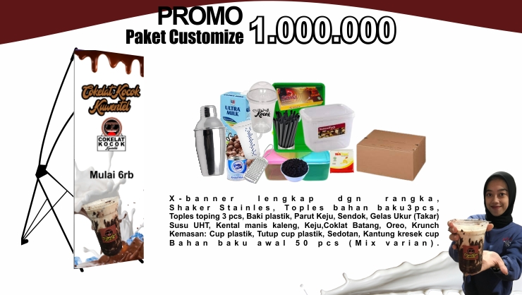 Kemitraan Peluang Bisnis Es Coklat Viral Cokelat Kuwentel