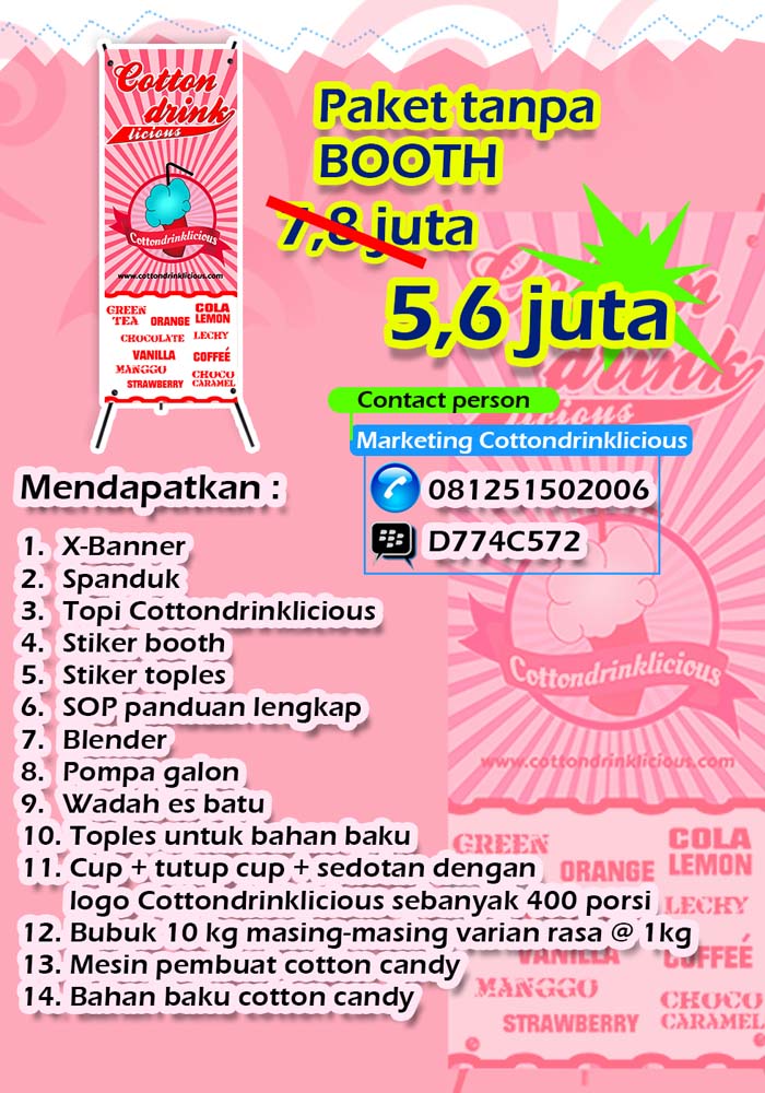 Franchise Cottondrinklicious Peluang Bisnis Minuman Waralaba Ku