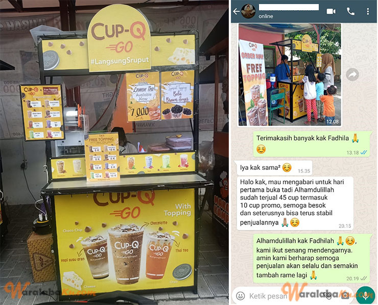 Franchise Peluang Usaha Minuman Ice Blended - Cup Q Go Ice Blend