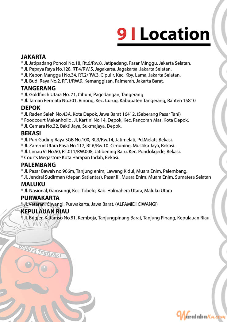 Franchise Peluang Usaha Makanan Daddys Takoyaki