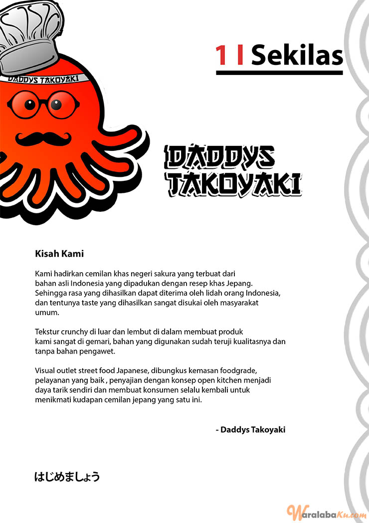 Franchise Peluang Usaha Makanan Daddys Takoyaki
