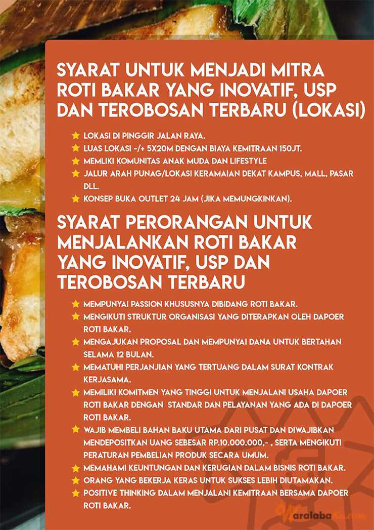 Franchise Peluang Usaha Cafe Dapoer Roti Bakar