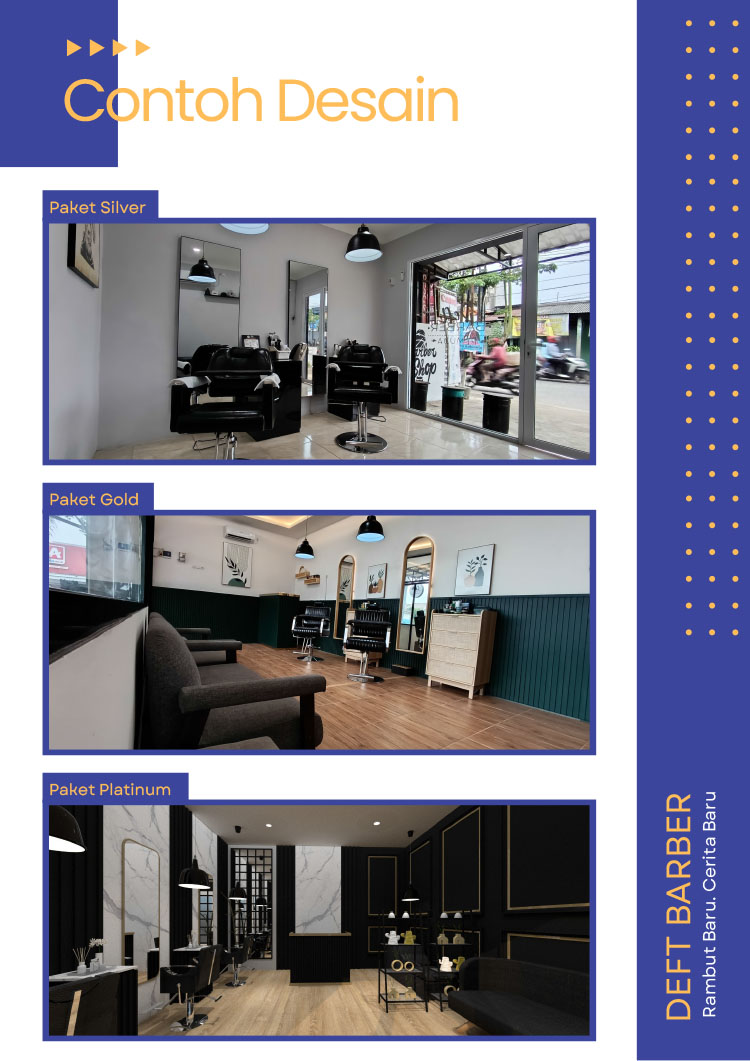 Kemitraan / Peluang Bisnis Salon Pria Barbershop Tematik Deft Barber