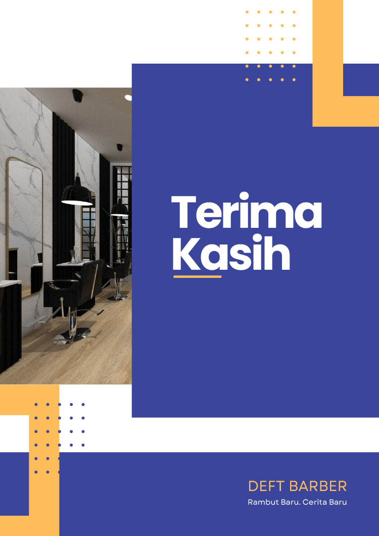 Kemitraan / Peluang Bisnis Salon Pria Barbershop Tematik Deft Barber