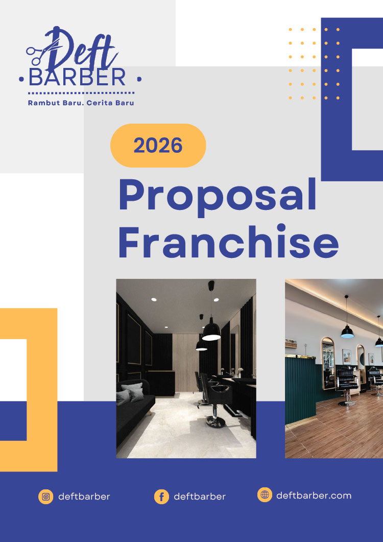 Kemitraan / Peluang Bisnis Salon Pria Barbershop Tematik Deft Barber