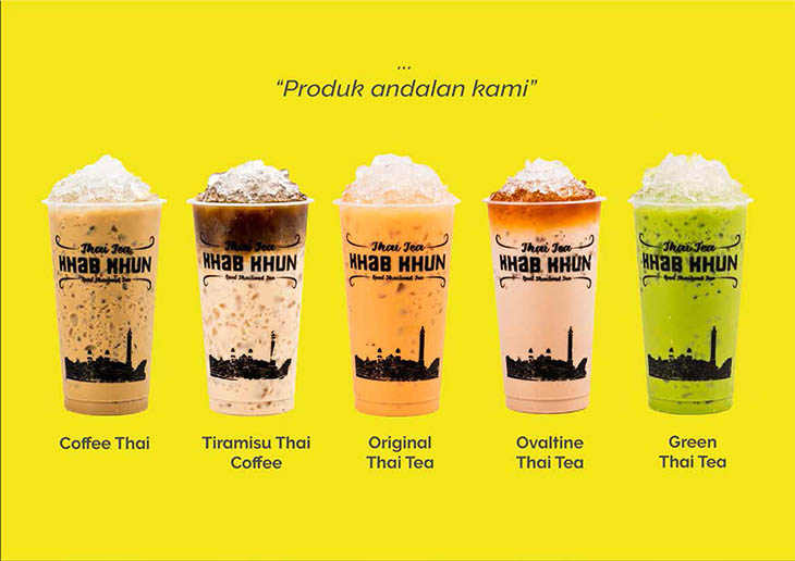 Contoh Gambar Banner Thai  Tea  Banner aja