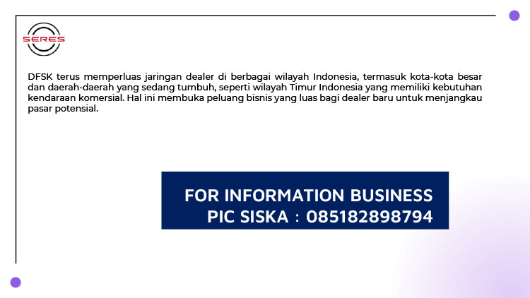 Kemitraan / Peluang Bisnis Dealer & Showroom Mobil DFSK / Seres Kemitraan / Peluang Bisnis Dealer & Showroom Mobil DFSK / Seres