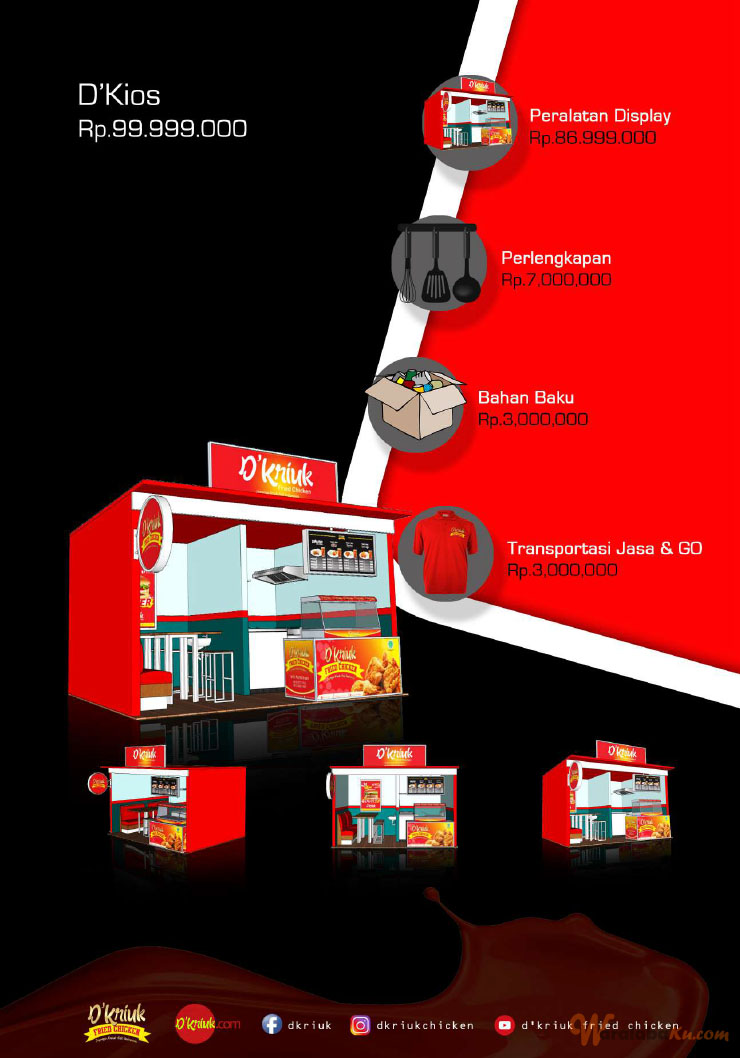 Franchise D'Kriuk Fried Chicken Peluang Bisnis Ayam