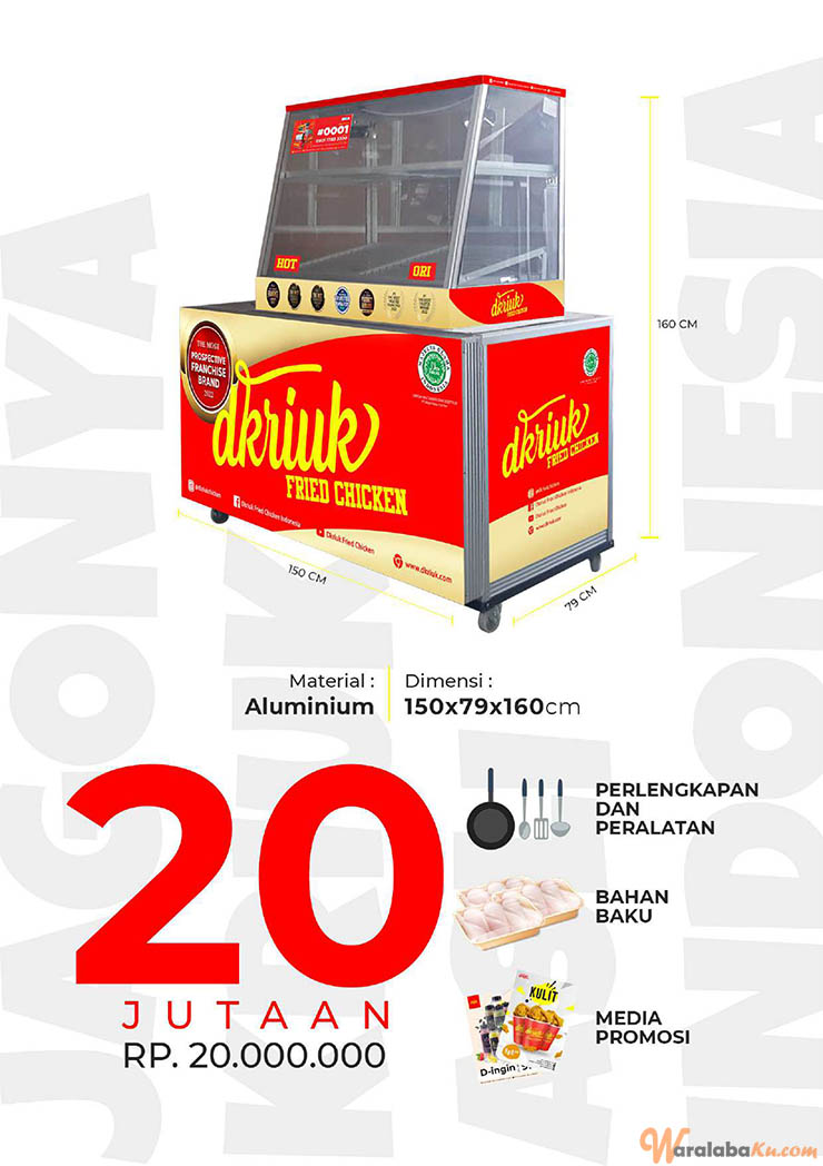Franchise Peluang Usaha Fried Chicken | DKriuk Fried Chicken
