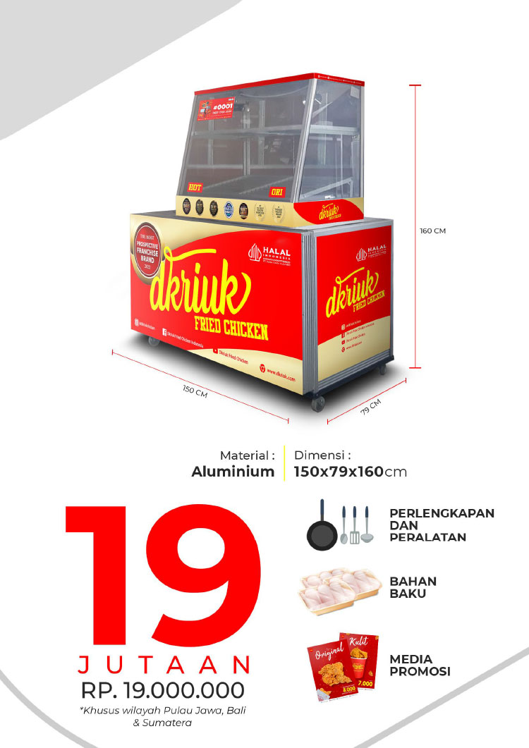 Franchise Peluang Usaha DKriuk Fried Chicken