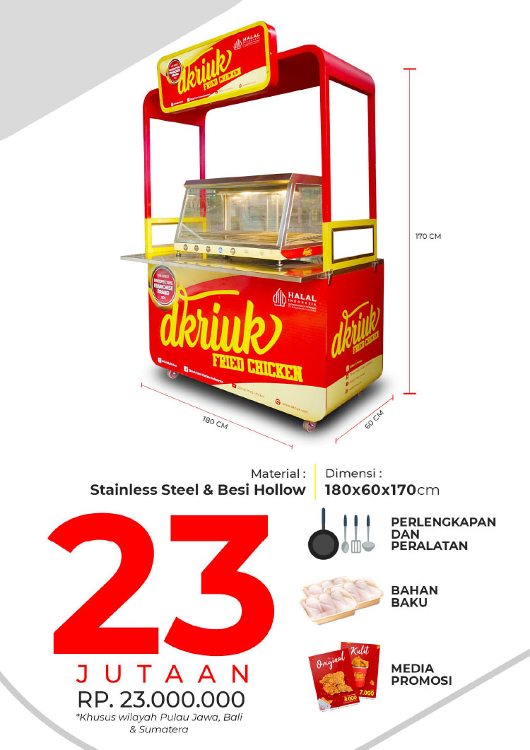 Franchise Peluang Usaha DKriuk Fried Chicken