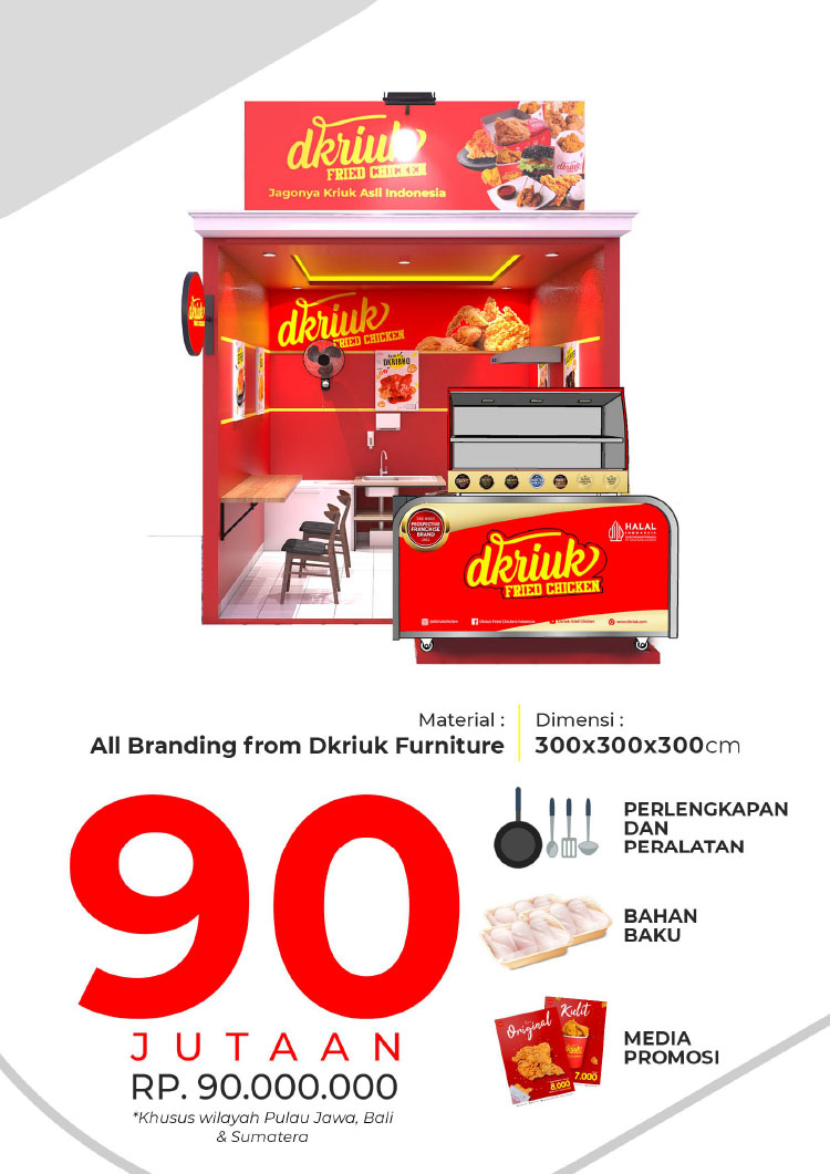 Franchise Peluang Usaha DKriuk Fried Chicken