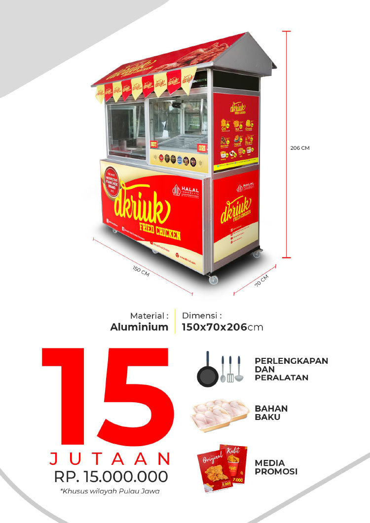 Franchise Peluang Usaha DKriuk Fried Chicken