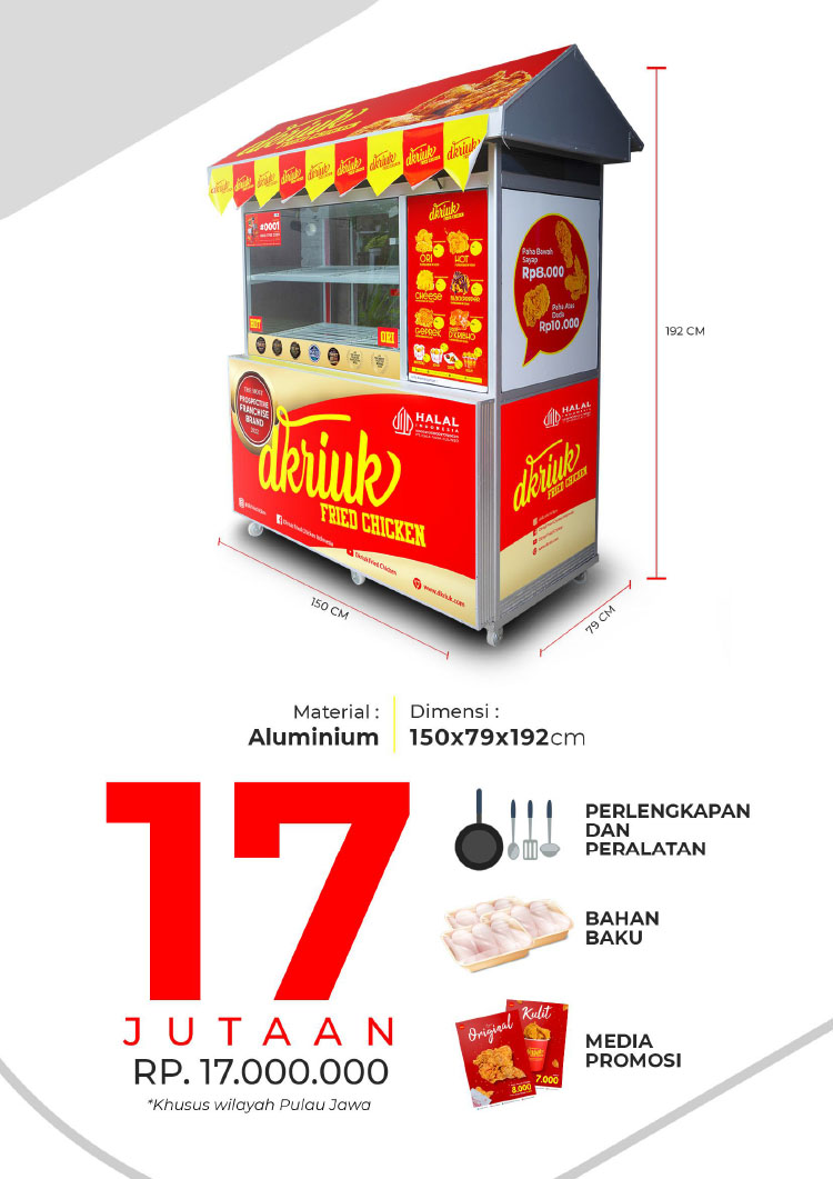 Franchise Peluang Usaha DKriuk Fried Chicken