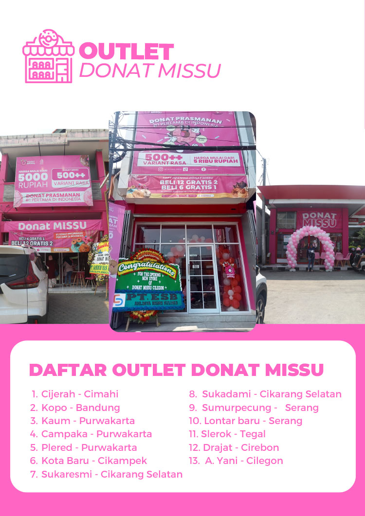 Kemitraan Peluang Bisnis Donat Prasmanan Premium Donat Missu